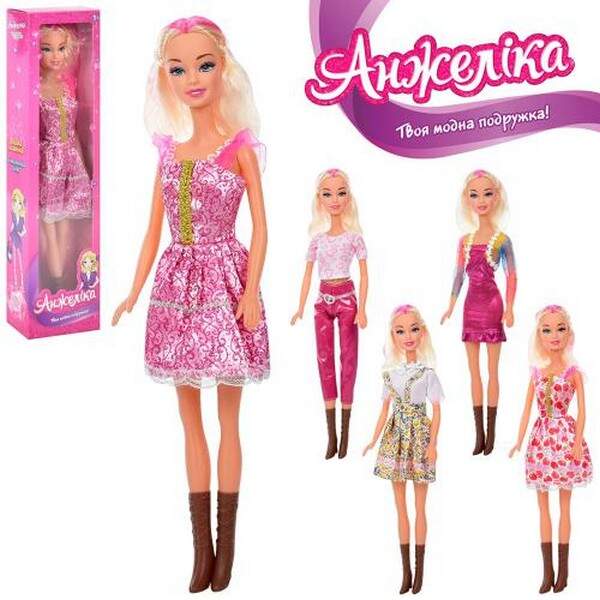 Лялька M 4994 I UA (36шт) Анжеліка, ростова, 55 см, муз-укр.пісні, 5видів, бат-таб, в кор-ці,58-15-8 (шт.)
