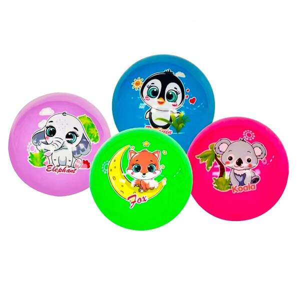 М'яч 9' BT-PB-0201 тварини 5кол.5мал.70г сітка /240/ (шт.)