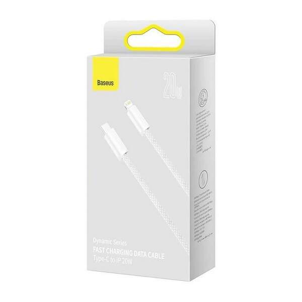 Кабель Baseus Dynamic Series  Data Cable Type-C to Lightning PD 20W 1m White (CALD000102) (шт.)