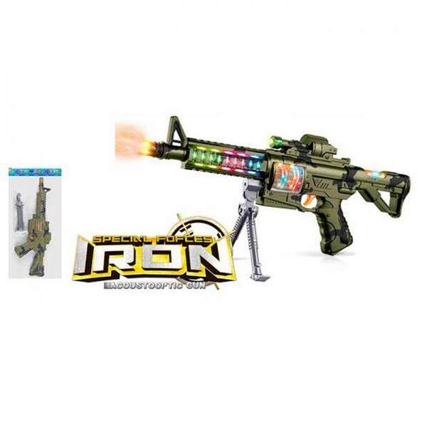 Автомат DF-15218 (36шт) 45см, звук, світло, вібро, на бат-ці, у пакеті, 18-45-5см (шт.)