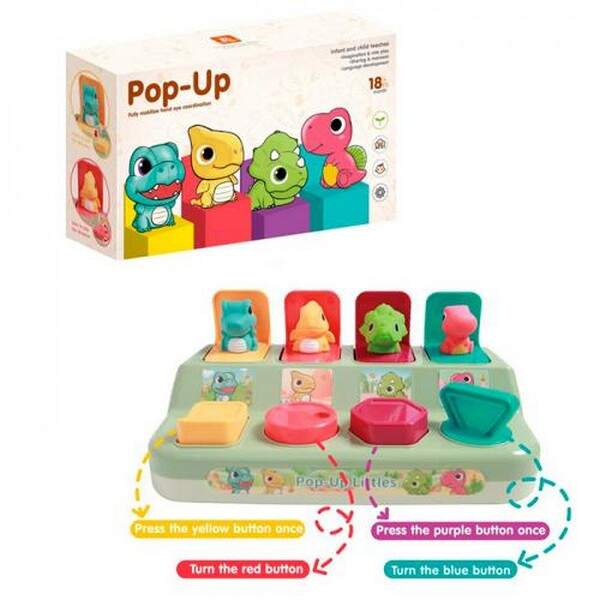 Гра YE-803 (24шт) розвиваюча, 27-16-7,5см, рухливі деталі, динозаври, в кор-ці, 28-16,5-8см (шт.)