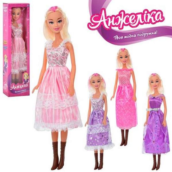 Лялька M 4999 I UA (36шт) Анжеліка, ростова, 55 см, муз-укр. пісні, 4 види, бат-таб,в кор-ці,58-15-8 (шт.)