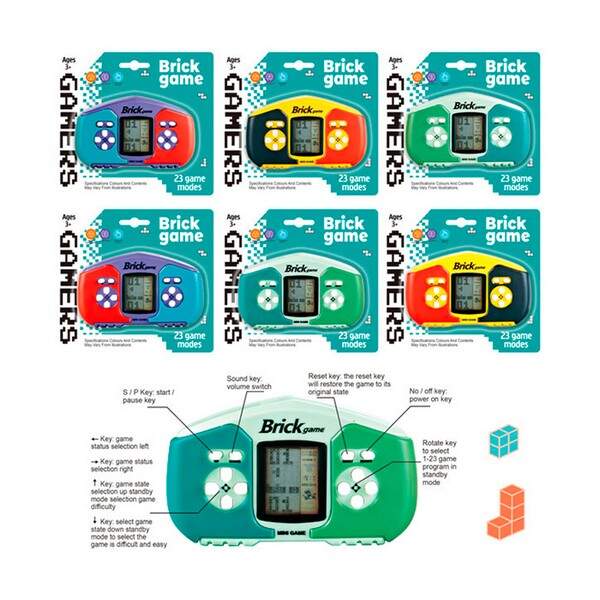 Тетрiс 158C-10 (120шт) 12-7см, музика, звук, 23в1, 6 кольорів, на бат-ці, на листі, 15,5-14-3см (шт.)