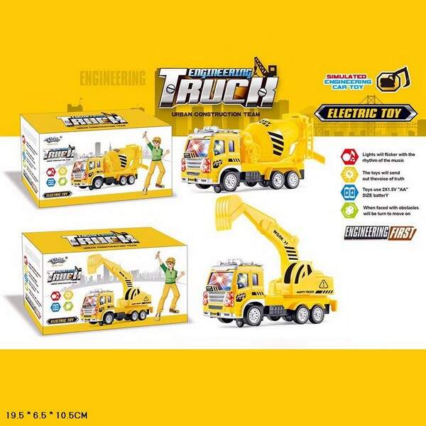 Машинка муз. арт. 777-71 (120шт/2) 2 види мікс, звук, світло,рух, короб. 17,5*6,2*9,7см (шт.)