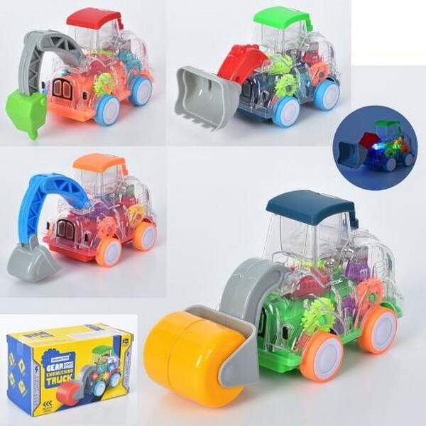 Будтехніка SR878-11 (72шт)14см, інерц, шесієренка, світло, дзвінок, 4 види (мікс кольорів), в кор-ці (шт.)