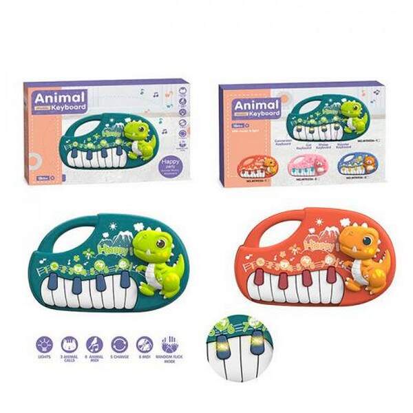 Піаніно MTK036-1 (30шт) музика, світло, 2 кольори, на бат-ці, в кор-ці, 26-17,5-5,5см (шт.)