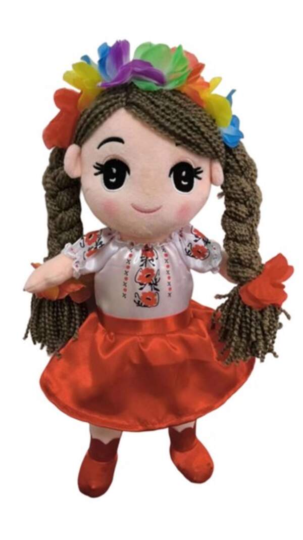 Лялька арт. SEL-0015 (50шт)   м'яконабивна, Україночка пакет 40 см (шт.)