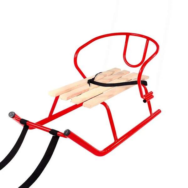 Санки "Малюк" червоні + спинка 2030110 (шт.)