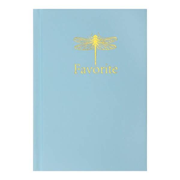 Записна книжка FAVOURITE, PASTEL, А6, 96 арк., кліт, офсет крем, тв. лам. обкл., блакитна BM.2420-41 (шт.)