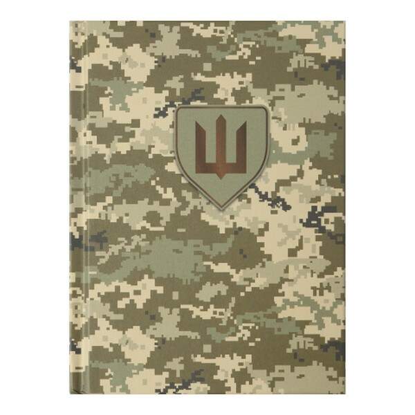 Записна книжка ARMED FORCES, А6, 64 арк., кліт, тв. обклад, мат. ламінація, т.зелений BM.24614103-16 (шт.)