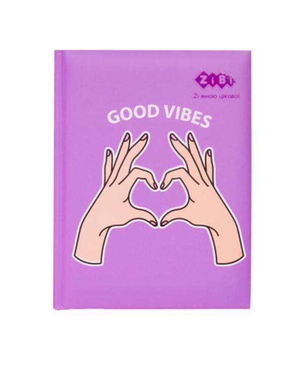 Блокнот SYMBOL, А-5, 64 арк., тв. обкл.,глян.лам.зпоролоном,KIDS Line, фіолетовий ZB.12740-07 (1/10) (шт.)