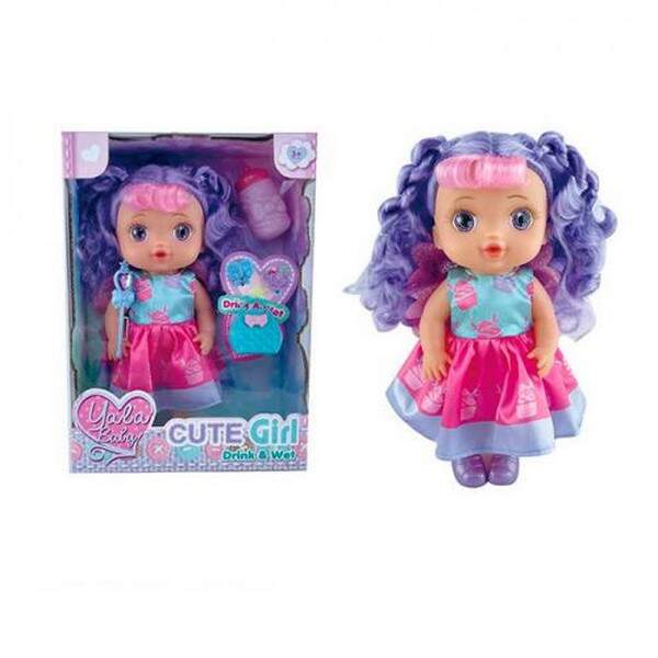 Лялька YL2325J-A (18шт) 29см,п'є-пісяє,пляшечка,сумка,гребінець,аксесуари,в короці, 23,5-32,5-10,5см (шт.)