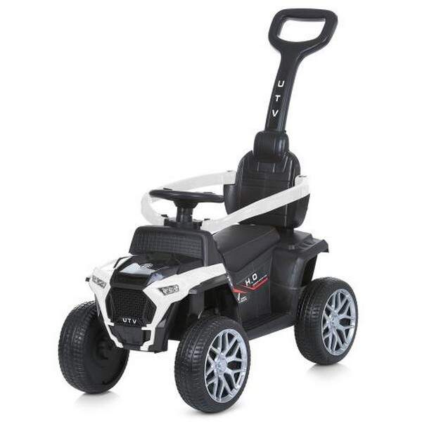 Каталка-толокар M 4802EL-1 (1шт) 2в1 (батьківська ручка), муз, світло, EVA, USB, на бат-ці, білий (шт.)