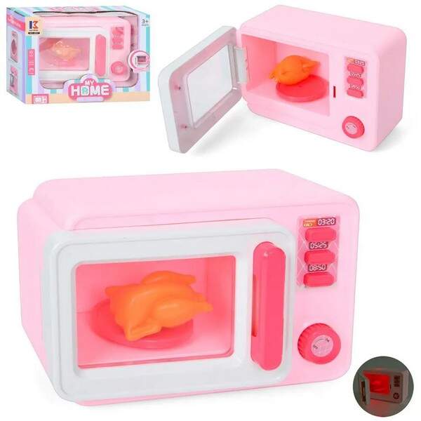 Мікрохвильова піч 3267 (24шт) 20-13-8,5см, звук, світло, рухлива тарілка, на бат-ці, в кор-ці, 23-17 (шт.)