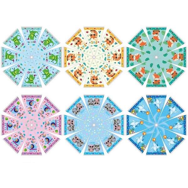 Парасолька BT-CU-0047 кольорова 6в.EVA 50см (осн.частина) зі свистком /60/ (шт.)