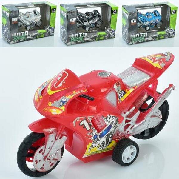 Мотоцикл 005-6 (180шт) інерц, 10,5см, 4 кольори, в кор-ці, 16,5-10,5-6,5см (шт.)