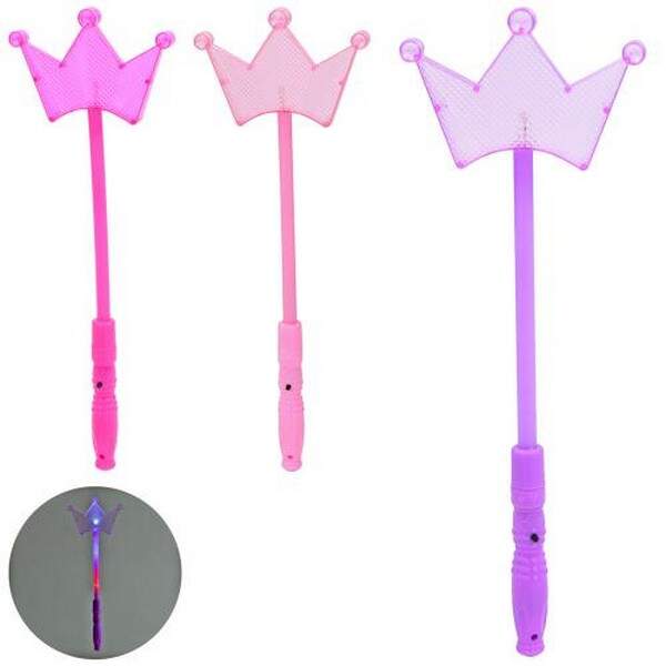 Чарівна паличка J100-5 (240шт) 35см, світло(3 режими), 3 кольори, на бат(табл), у пакеті,13,5-37-2см (шт.)