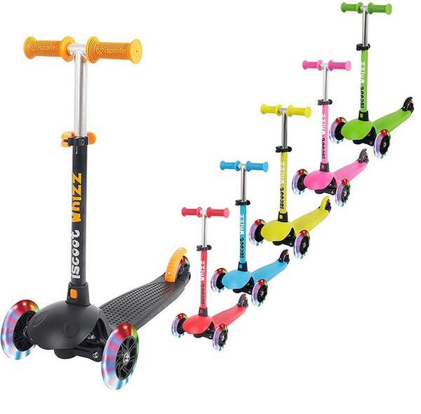 Самокат M1 пластик.PU світ.125мм 4кол.кор./4/ (шт.)