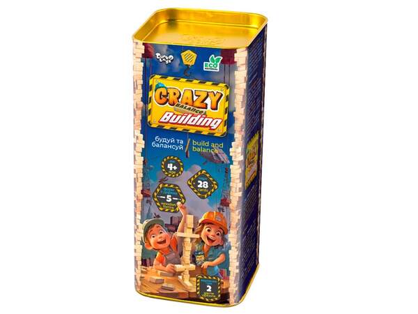 Розвиваюча настільна гра "Crazy Balance Building" (6) CBB-01 (шт.)