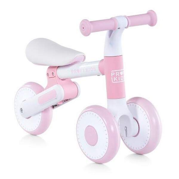 Біговел дитячий PROFI KIDS 6 д. MBB 1013-2 (1шт) 3 кол EVA,стальн.рама,склад., біло-рожевий (шт.)