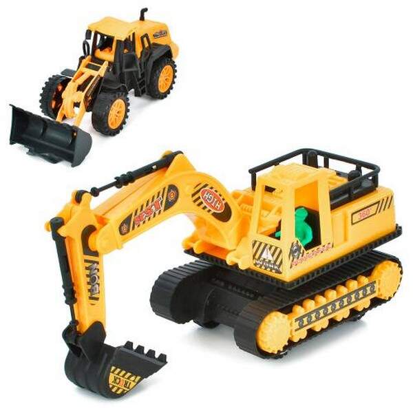 Будтехнiка 6A33-34 (144шт) 20см, інерція, 2 види, в пакеті, 27-21-8см (шт.)