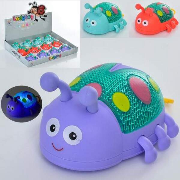 Іграшка LY2226-A10 (180шт) сонечко, 10см, заводна, світло, бат (таб), 12шт (3кол) в дисплеї, 41-7-32 (шт.)