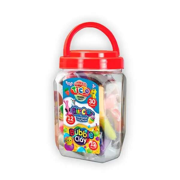 Креативна творчість "3в1:тісто для ліплення, повітряний та кульковий пластилін" укр (6) TAB-01-01U (шт.)