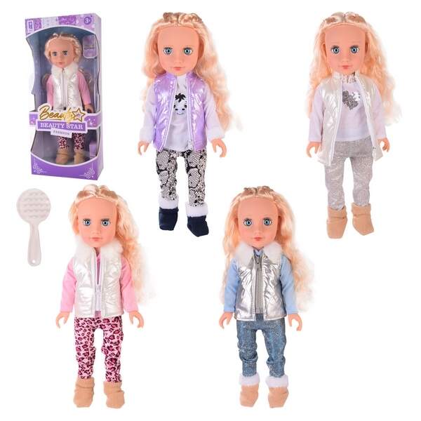 Лялька Beauty Star арт. PL-521-1808A/B/C/D (24шт/2) мікс 4 види, короб.лялька 45 см (шт.)