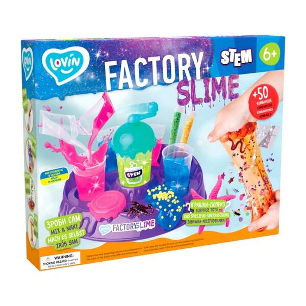Slime Factory ТМ Lovin Набір для експериментів 80155 (шт.)