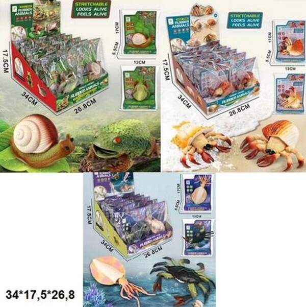 Тварини 6001ABC тягнучка 6в.36шт.в кор.34*17,5*26,8 /18/216/ (шт.)