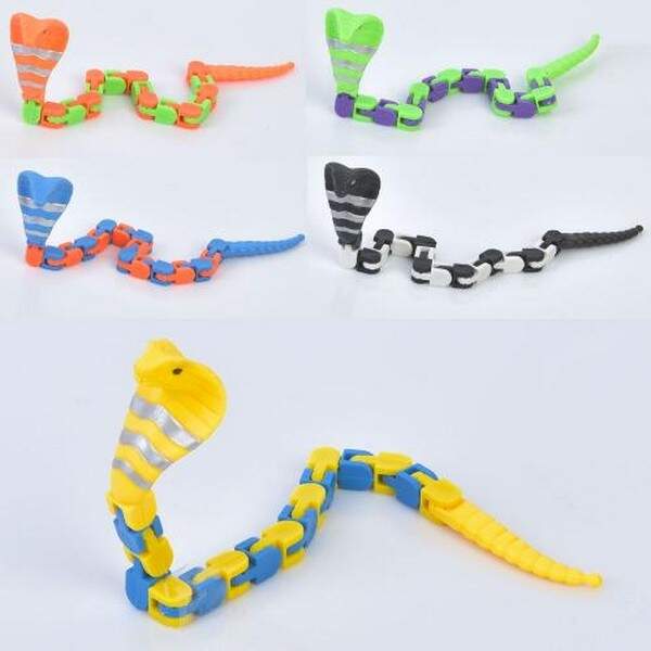 Фігурка A746 (750шт) змія, 26см, антистрес, 5 кольори, 8-16-1см (шт.)