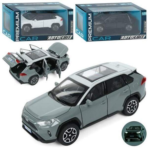 Джип AP-1967 (18шт) АвтоСвіт,1:32,метал,інерц, 15,5см, звук, світло, відчиняються двері/капот/багажн (шт.)