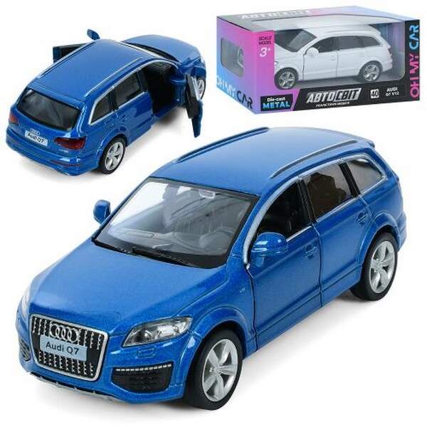 Машина AS-3088 (48шт)  АвтоСвіт, Audi Q7, метал, інерц,13см, відчиняются двері, гумові колеса, 2 кол (шт.)