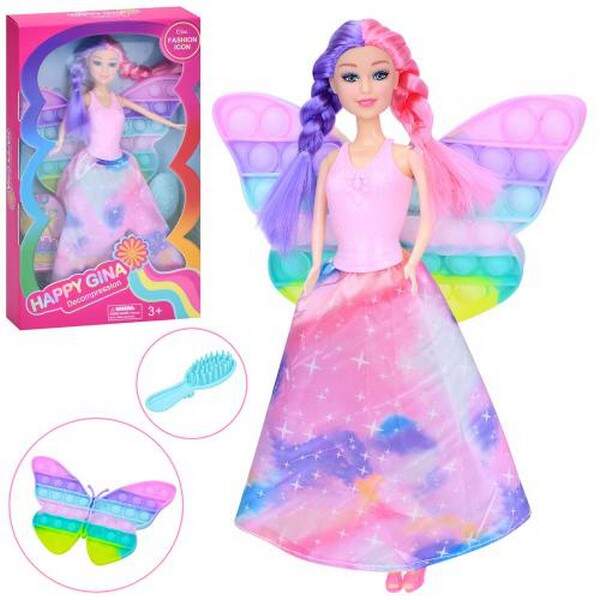 Лялька GN005-1 (48шт) 29см, фея, крила(антистрес, Pop it), гребінець, в кор-ці, 20-32-5см (шт.)