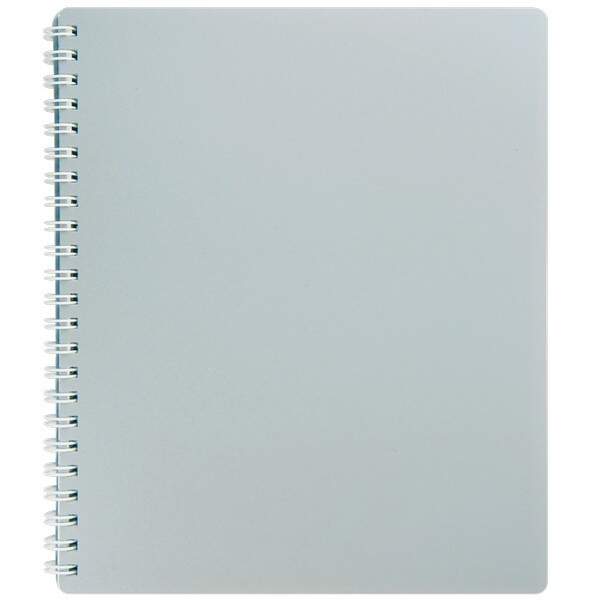 Зошит на пруж. CLASSIC  B5, 80 арк, кл., сірий, пласт.обкл. BM.2419-009 (шт.)