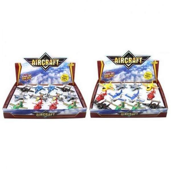 Літак 5312-13 (216шт) інерц, 11см, 2види, 12 шт(6видів) в дисплеї, 39-30-6см (шт.)