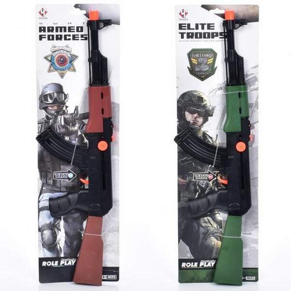 Автомат M031-S031 (96шт) 52см, тріскачка, 2 кольори, на листі, 53-15,5-3см (шт.)