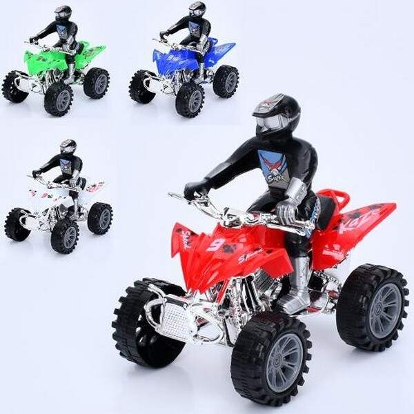 Квадроцикл 1268-1A (192шт) інерц, 11,5см, фігурка, 4 кольори, у пакеті, 11,5-8-8см (шт.)