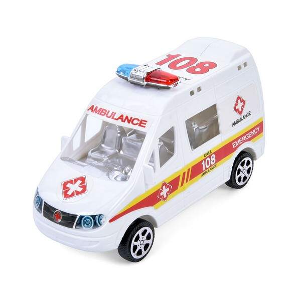 Транспорт спецслужб 505 (288шт) інерц, швидка допомога, 17,5см, у пакеті, 17,5-9,5-7см (шт.)