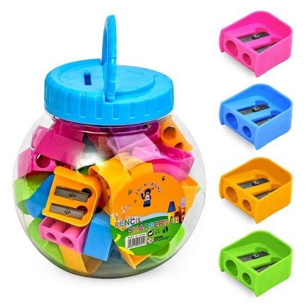 Точилка подвійна "Shape" 40шт/уп WW01900 (60уп) (шт.)