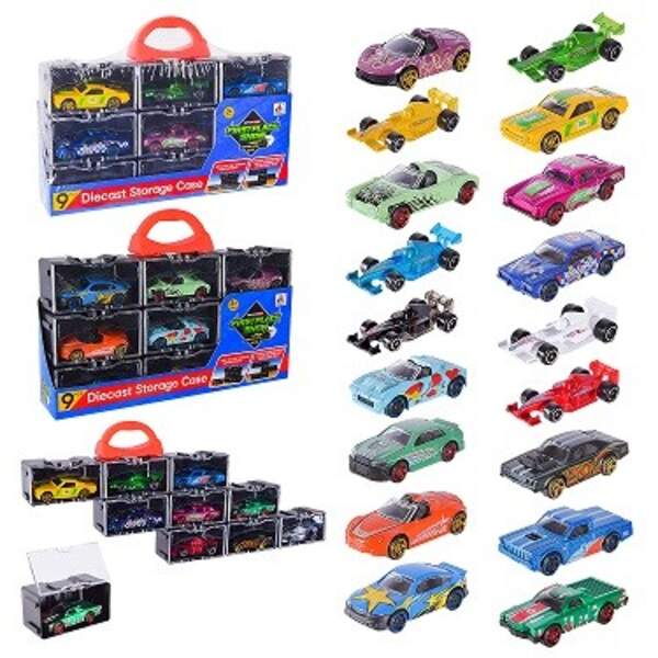 Набір машин мет. арт. DS082 (48шт/2) короб. 26*18,3*5см (шт.)