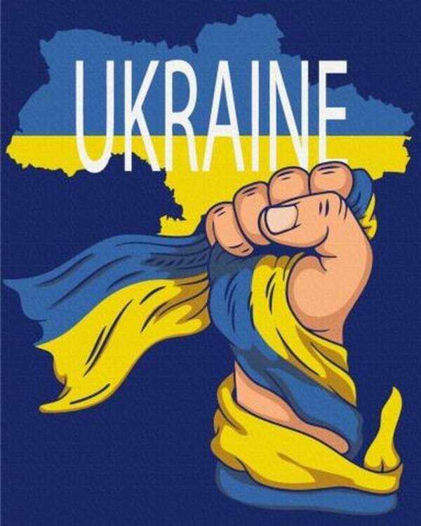 Картина за номерами "Ми-сила", 40*50, PATRIOT, KIDS Line ZB.64071 (шт.)