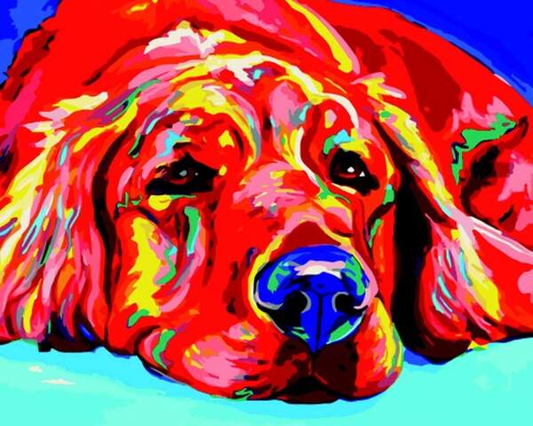 Картина за номерами "Собачі мрії", 40*50, ART Line ZB.64239 (шт.)