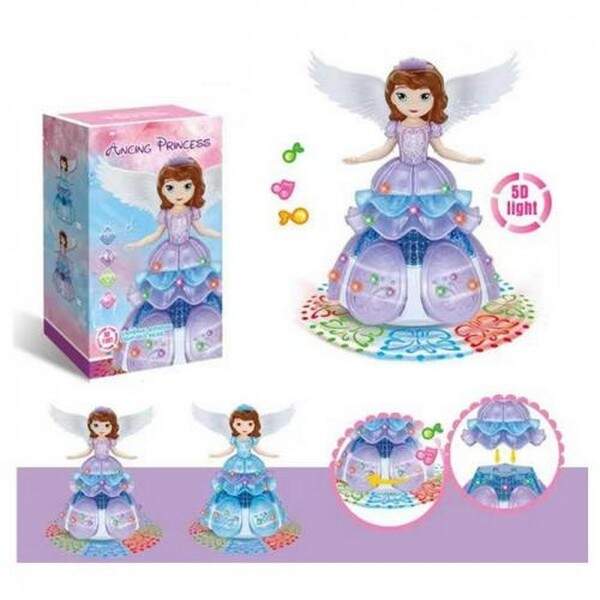 Лялька LD-155C (48шт) DPS, 23см, з крилами, музика(англ), світло, танцює, розібрана, 2 кольори, на б (шт.)