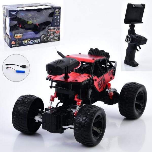 Машина SY213KHK-1 (8шт) р/к2,4G, камера, 20,5см, 1:18, амортизатори, USBзарядне, 2 кольори, в кор-ці (шт.)