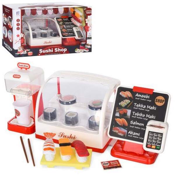 Магазин 818-315-316 (12шт) суші-кафе, прилавок, каса, термінал, 2види, бат., кор., 46-27-18,5см. (шт.)