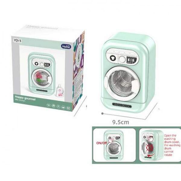 Пральна машина A2006-1 (60шт) 14,5см, звук, оберт.барабан, на бат-ці, в кор-ці, 15,5-18-10см (шт.)