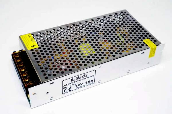 Блок живлення 12V 15A METAL (50) 2041 (шт.)