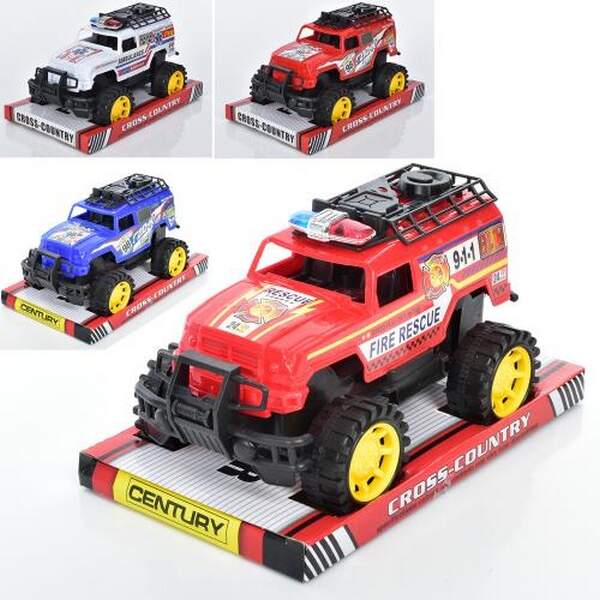 Джип 327-328 (36шт) інерція, 23см, 2 види (2 кольори), в слюді, 25-15-15см (шт.)