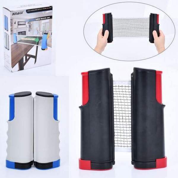 Сітка MS 4176 (20шт) для настільного тенісу (165см) з фіксаторами для столу, висота 14см/18см2 кольо (шт.)